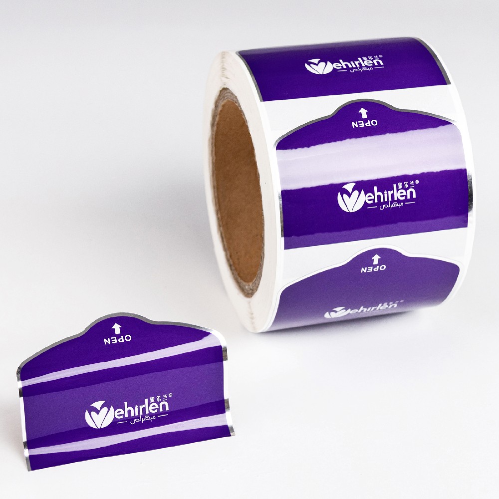 Glossy Silver Removable Function Labels